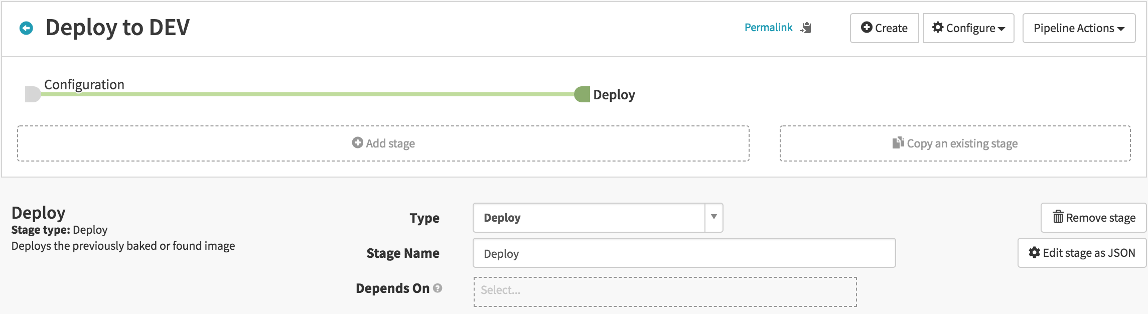 Deploy DEV